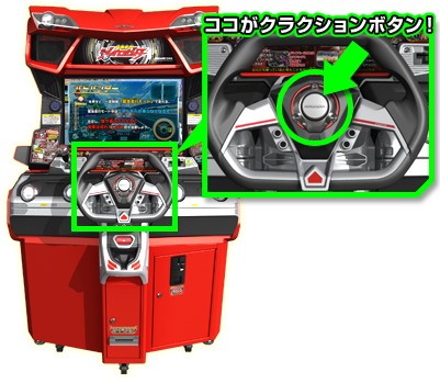 ココがクラクションボタン！